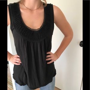 LOFT Tops - 💚3 for 15~ Cute black tank top LOFT Tops - 💚3 for 15~ Cute black tank top